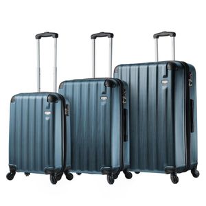 Viaggi Mia Italia Abruzzo Hardside Spinner 3pc Set-Blue