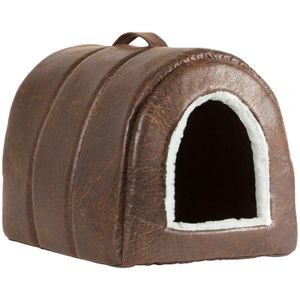 Best Friends by Sheri Pet Igloo in Faux Leather