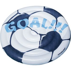 Swimline Soccerball isla piscina inflable Ride-on, color blanco, 60"
