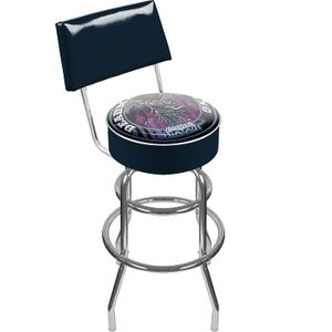 Taburete de bar con respaldo de giro
