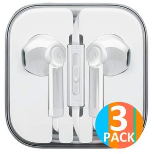 Boost Auriculares con micrófono, aislamiento de ruido en la oreja, auriculares, doble control remoto para iPhone, iPad, iPod, portátil, tableta, Andro