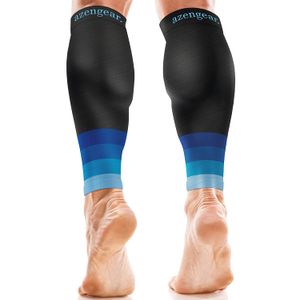 aZengear - Mangas de compresión para pantorrilla para hombres y mujeres, soporte para pantorrilla, protección de pantorrilla, mangas para músculos des