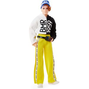 Barbie BMR1959 - Muñeca de moda totalmente posible, con bloque de color rompevientos con soporte para muñeca