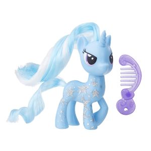 My Little Pony Trixie Lulamoon - Figura de poni con purpurina