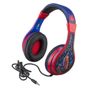 Kid Headphones for Kids Spiderman Far From Home Adjustable Stereo Tangle-Free 3.5mm Jack Wired Cord Over Ear Headset for Children Parental Volume Cont