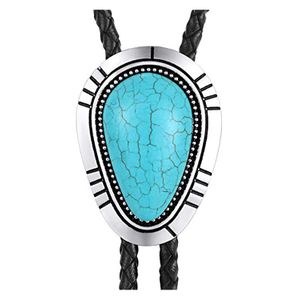 Bolo Tie Turquoise-Western Cowboy Native American Novetly Neckties