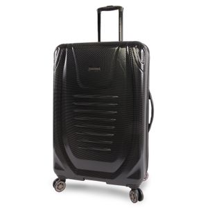 Perry Ellis Bauer 29" Hardside cuadros Spinner Equipaje, Negro), PE-AB-9129-BK