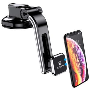 Soporte magnético para el salpicadero del coche, brazo ajustable de FLOVEME, soporte magnético para el teléfono del coche, ventosa fuerte, soporte mag