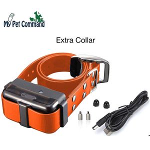 My Pet Command 1.25 Mile Long Range safe Waterproof rechargeable Dog hunting and Training Extra Collar only with Vibrate Tone and Flashing LED Night L