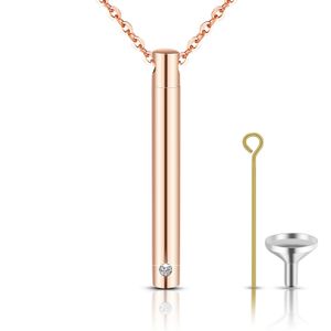 XIUDA Urn Necklace Pendant for Memorial Ashes with Stainless Steel Keepsake Ash Jewelry