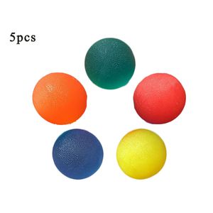 5 Unidades múltiples Terapia de resistencia ejercicio Gel Squeeze bolas para dedo muñeca músculos la artritis de mano Grip Exerciser Fortalecer