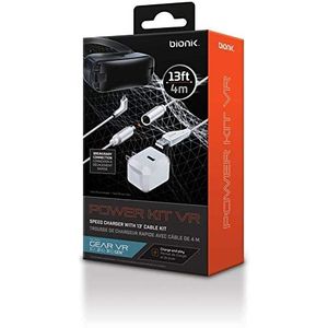 DreamGEAR (DRKJ0) Bionik VR Power Kit Speed ​​Charger (con Cable) Color blanco