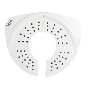 Asiento de orinal plegable para Standard y alargado de Toilets