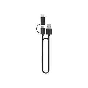 Cygnett Cable Lightning para Universal Smartphones – Retail embalaje – Negro
