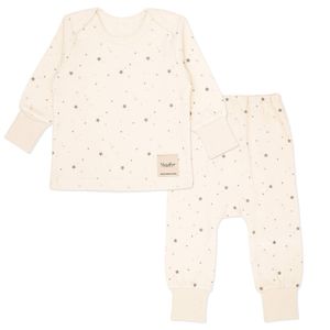 Vandis Organic Star - Conjunto de 2 piezas de pijama y pantalón unisex, 100% algodón orgánico