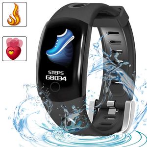 Yarrashop Fitness Tracker Watch, Waterproof HD Color Screen Smart Watch, HR/Blood Oxygen/Pressure/Calorie/Sleep Monitor Pedometer Activity Tracker And