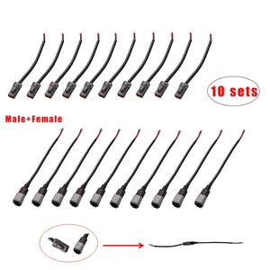 Lightronic 10 Set Deutsch DT Negro Macho y Hembra Automático Impermeable Enchufe de Cable Eléctrico