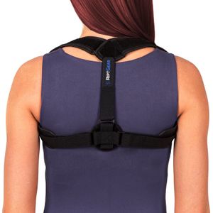 RiptGear Corrector de postura para hombres y mujeres bajo la ropa – Ajustable hombro y espalda postura Corrector Brace con soporte de Clavicle, alinea