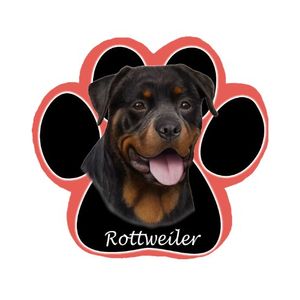 Huella de perro Rottweiler antideslizante Mousepad