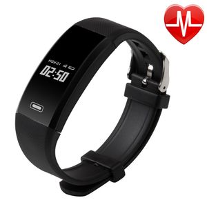 Fitness Tracker reloj de pulsera, impermeable de los deportes pulsera con monitor de frecuencia cardíaca para Android IOS teléfono.