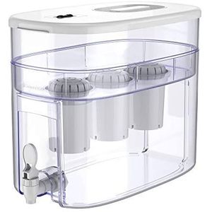 Filtro de agua alcalino pH Recharge 3F – Sistema de filtro de agua para encimera – Jarra de agua alcalina grande – Agua de alto pH, 2.6 galones, 12.5