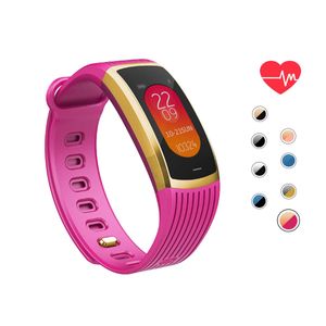 AOE Fitness Tracker con ritmo cardíaco, presión arterial, pasos, calorías, monitor de sueño, rastreador de actividad, pulsera inteligente de salud imp