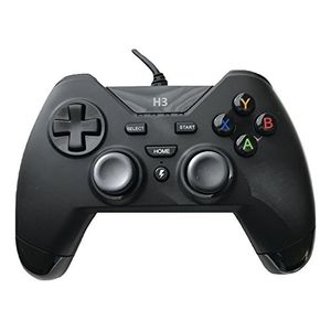 USB con cable driver de juegos para PS3 plasytation 3/Android/PC, Laptop (Windows XP/7/8/10)/pc360/TV caja juegos con vibración de doble Turbo por H3