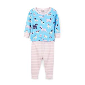 Hatley - Pijama de algodón orgánico de manga larga para niña