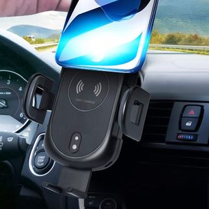 Cargador inalámbrico, soporte de coche rápido inalámbrico, soporte de teléfono de ventilación de aire,