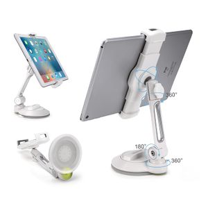 AboveTEK Soporte de ventosa para teléfono móvil, gran almohadilla adhesiva, soporte para tablet en la cocina, escritorio, ventana, baño, espejo, parab