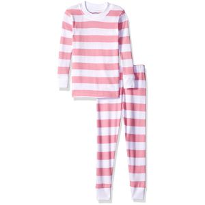 De Sara Prints Unisex Baby y de bebé algodón orgánico Long John pijamas
