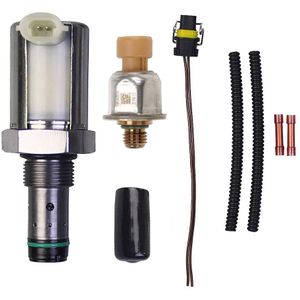 GaofeiLTF 6.0 válvula regulador de presión de inyección de combustible y sensor IPR y ICP para Ford 6.0L Powerstroke Diesel Excursion F250 F350 F450 E