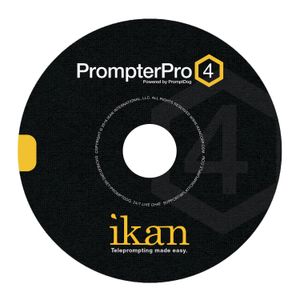 Ikan prompterpro 4 teleprompting Software para PC & Mac prompterpro 4, Negro (prompterpro 4)