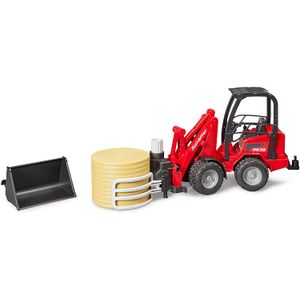 Cargador compacto con rejilla de bale + 1 rejilla redonda