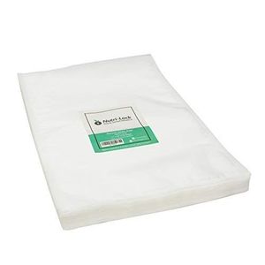 nutri-lock sellador al aspiradora bolsas bolsas para alimentos Sellador de grado comercial. 100 bolsas Galón 11 x 16. Foodsaver y Sous Vide