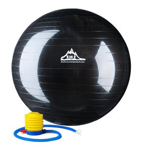 Black Mountain Products - Bola de estabilidad estática con bomba para ejercicios de montaña, 2000 libras