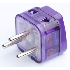 AC Power Travel Adapter Plug para Israel/de alta calidad con doble plug-in Puertos y protección contra sobretensiones/grounded