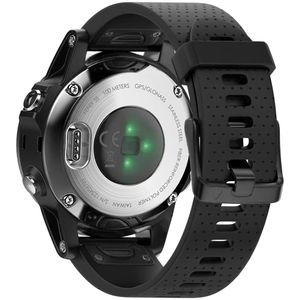 ANCOOL - Correa para Garmin Fenix 5S, de ajuste fácil, de silicona suave de 20 mm de ancho, correa de reloj para Fenix 5S, #2-Negro