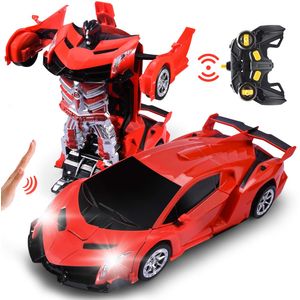 Transforman robot de coche, control remoto