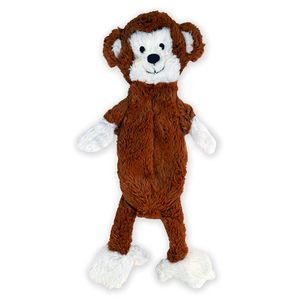 Juguete para perro plano de mono sin relleno