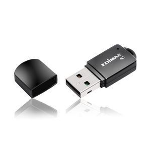 Edimax EW-7811UTC AC600 - Adaptador USB de doble banda (tamaño mini, fácil de transportar, soporta banda de 11 AC (5 GHz) y 11 N (banda de 2,4 GHz), c