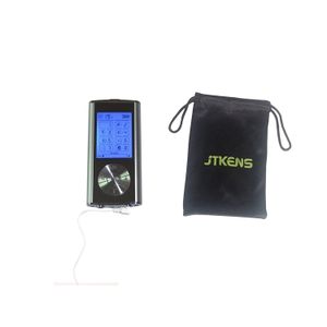 jtkens Dual Channel 8 Modo recargables TENS EMS unidad con 6 almohadillas Digital Profesional Palm Masajeador mejor mano de alivio del dolor máquina d