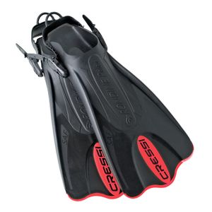Aletas de buceo ajustables, largas, versátiles, PALAU SAF, hechas en Italia por Cressi: calidad desde 1946.